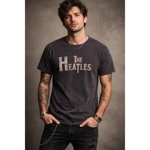 Lyfe Brand "The Heatles" Graphic T-Shirt Black Small Miami Streetwear Miami Heat